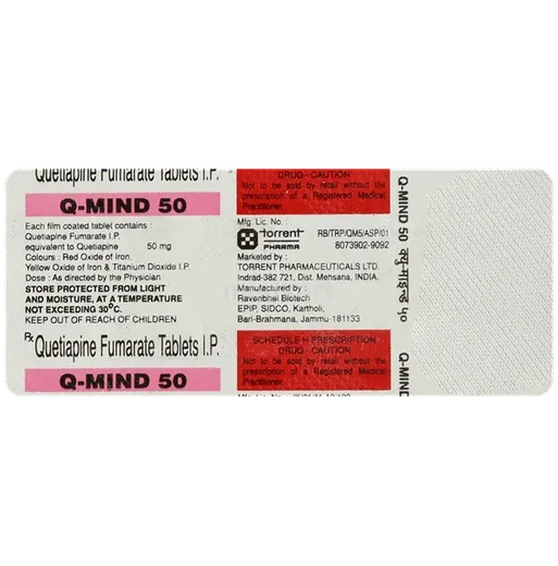 q-mind 50mg tablet 10's
